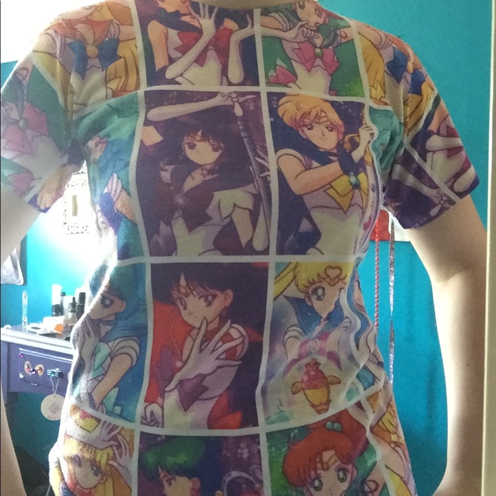 Sailor Moon panel Tee